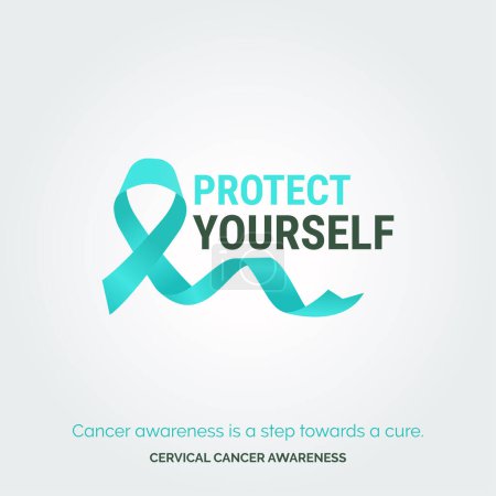 Photo for Brighten the Fight against Cervical Cancer Vector Background Posters - Royalty Free Image