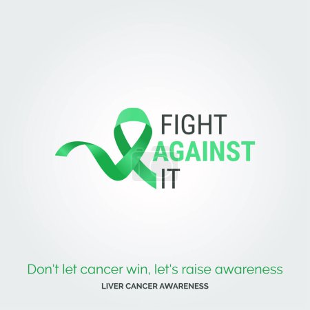Illustration for Unite for a Cause. Vector Background Liver Cancer Awareness - Royalty Free Image