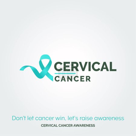Illustration for Radiate Hope against Cervical Cancer Vector Background Awareness Posters - Royalty Free Image
