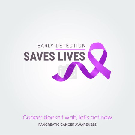 Illustration for Artistry for a Cause. Pancreatic Cancer Awareness Posters - Royalty Free Image
