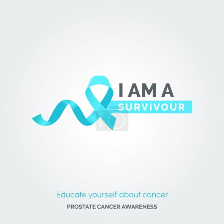 Illustration for Creative Path to Prostate Cancer Awareness. Vector Background Drive - Royalty Free Image