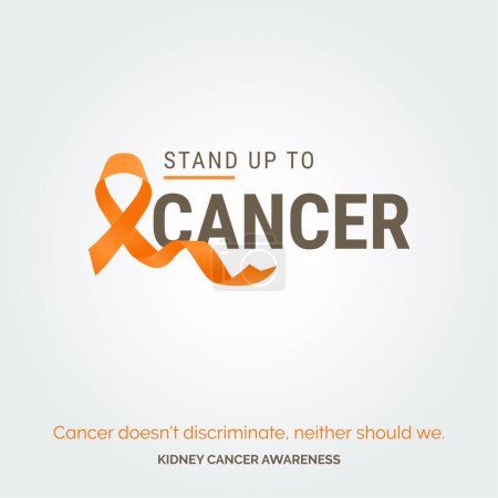 Illustration for Artistry for a Cause Kidney Cancer Awareness - Royalty Free Image