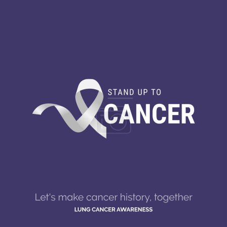 Téléchargez les illustrations : Élever l'espoir. Brushing Away Cancer. Santé pulmonaire - en licence libre de droit