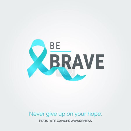 Illustration for Championing Prostate Wellness. Awareness Posters - Royalty Free Image