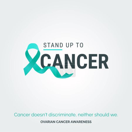 Illustration for Artistry for a Cause. Ovarian Cancer Awareness - Royalty Free Image