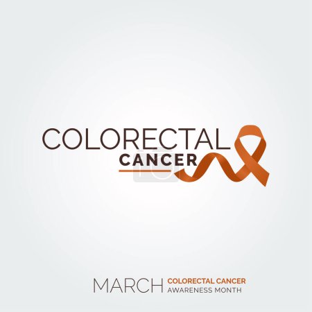 Téléchargez les illustrations : Conquer le cancer colorectal Affiches de fond vectorielles - en licence libre de droit