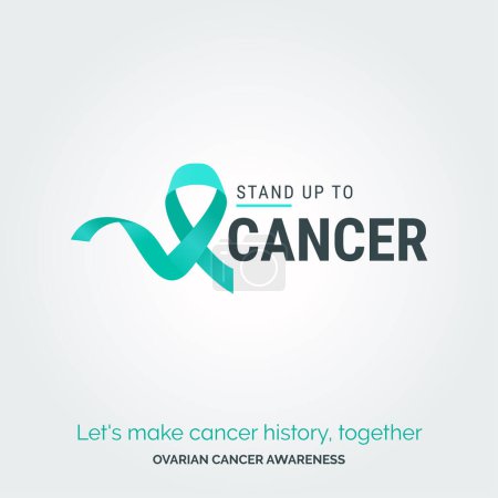 Téléchargez les illustrations : Élever l'espoir. Brushing Away Cancer. Santé ovarienne - en licence libre de droit