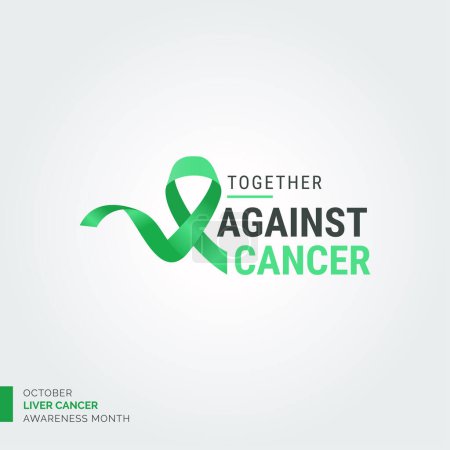 Illustration for Empowering Art for Liver Cancer Awareness - Royalty Free Image