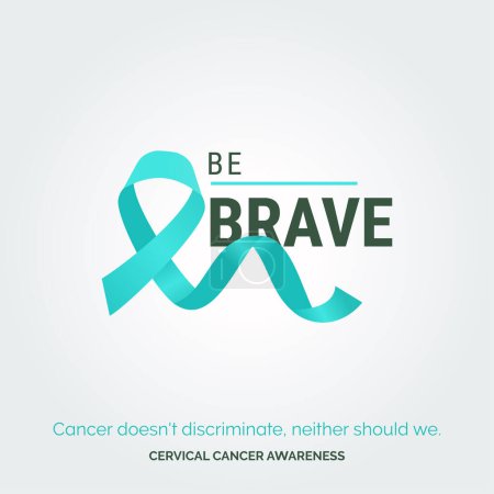 Photo for Strength in Women. Fight Cervical Cancer Vector Background Artistry - Royalty Free Image