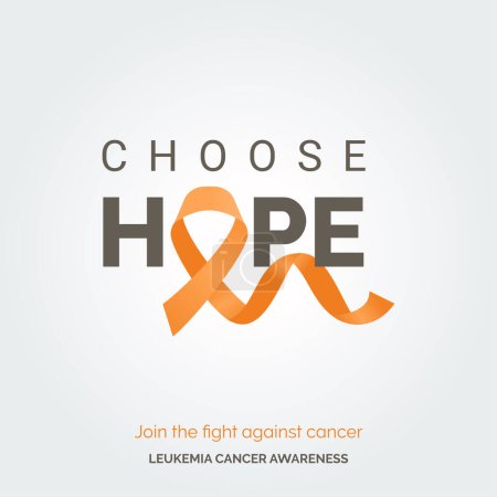 Illustration for Vector Background for Change Leukemia Cancer Awareness - Royalty Free Image