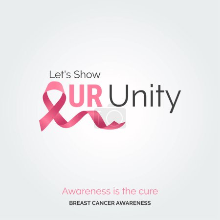 Téléchargez les illustrations : Illuminez le rose pour un remède : sensibilisation au cancer du sein - en licence libre de droit