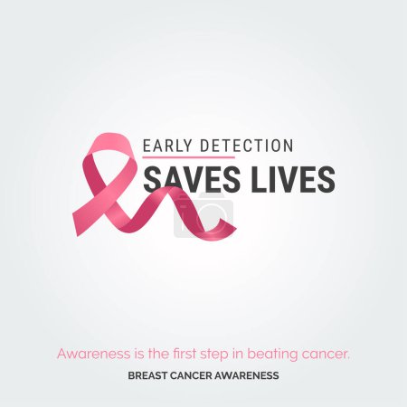 Ilustración de Brilla luz sobre la fuerza rosa: conciencia sobre el cáncer de mama - Imagen libre de derechos