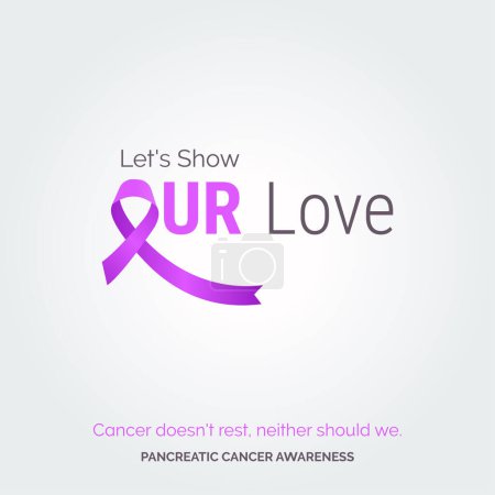 Illustration for Empowering Art for Pancreatic Cancer Awareness - Royalty Free Image