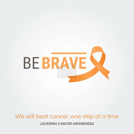 Ilustración de Diseño de carteles de concienciación sobre el cáncer de leucemia Hope - Imagen libre de derechos
