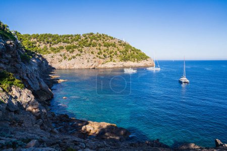 Belle île de Majorque, petite ville touristique de Port de Soller, Espagne, Europe