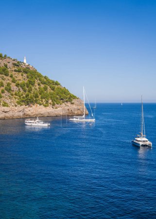 Beautiful island of Mallorca, small, tourist town of Port de Soller, Spain, Europe