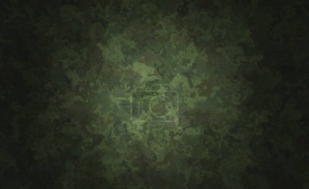Illustration of an abstract background with camouflage patterns