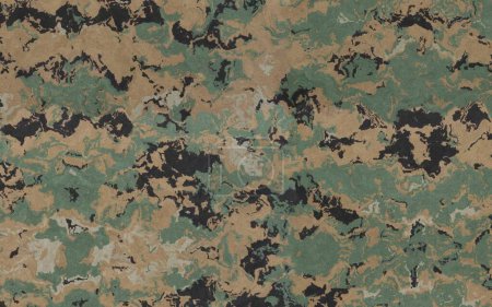 Photo for Illustration of an abstract background with camouflage patterns - Royalty Free Image