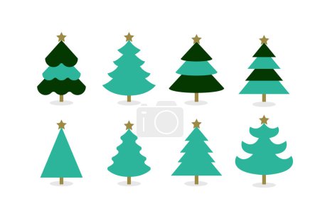 Illustration for Christmas seamless pattern with firework,tree,reindeer.Editable vector illustration for graphic design - Royalty Free Image