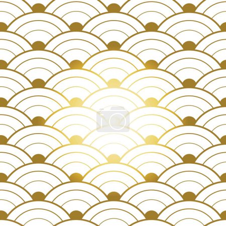 Illustration for Chinese New Year seamless pattern .Editable vector illustration for grahpic design - Royalty Free Image