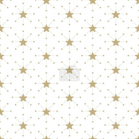 Illustration for Twinkle gold baby seamless pattern with  star - Royalty Free Image