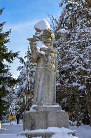 Photo for Monument to the god, czech Radegast, Pustevny - Royalty Free Image
