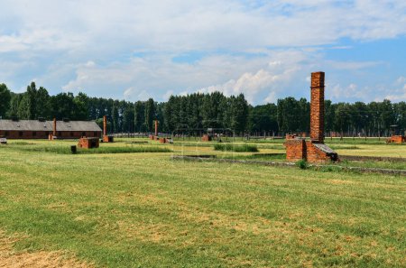 Auschwitz, Birkenau, Polen 15. August 2019: altes Konzentrationslager Auschwitz, Polen
