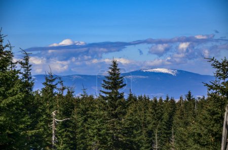 beau paysage de montagne avec forêt au premier plan, Slovaquie