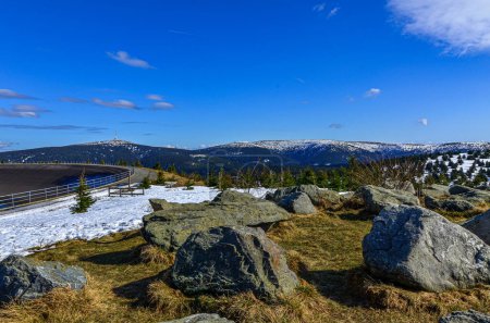 beautiful background of Czech Jeseniky mountains