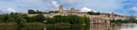 view of the medieval town of Zamora in northern Spain