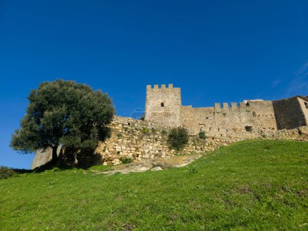 Téléchargez les photos : Château de Castellar de la frontera dans la province de Cadix, Espagne - en image libre de droit