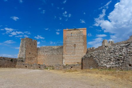 Blick auf die Festung des Kalifats Gormaz in der Provinz Soria, Spanien