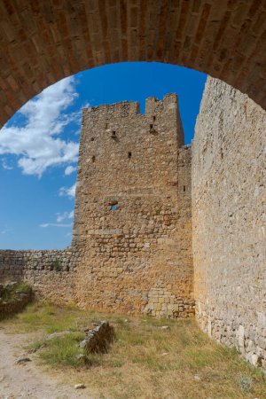 View of the caliphal fortress of Gormaz in the province of Soria, Spain