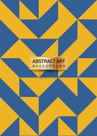 Ilustración de Fondo abstracto con facetas geométricas composición - Imagen libre de derechos