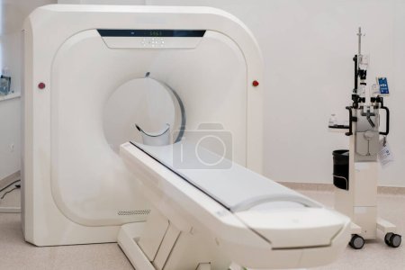 Photo for Medical computed tomography equipment in clinic device for research concept medicine and health - Royalty Free Image