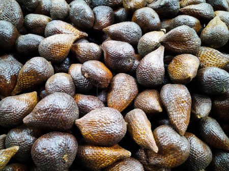 Pile salak fruit as a background