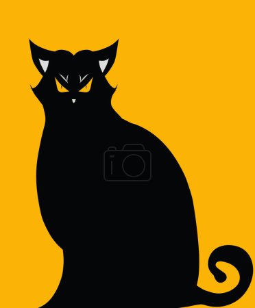 Happy Halloween Background vector illustration. Spooky monster poster design. Vector illustration.