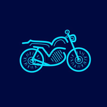 Ilustración de Moto icono diseño vector - Imagen libre de derechos