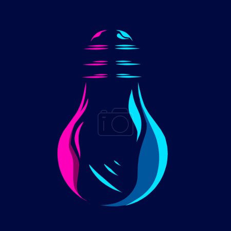 Téléchargez les illustrations : Vecteur de conception d'icône d'ampoule - en licence libre de droit