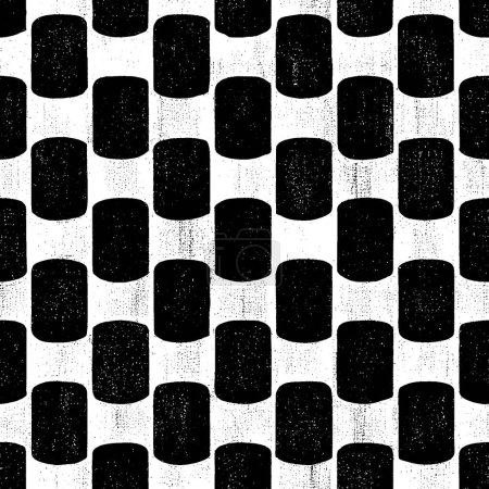 Téléchargez les photos : Abstrait géométrique noir et blanc hipster mode aléatoire fait main organique motif de fond - en image libre de droit