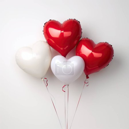 Photo for Heart shaped inflatable balloons - Royalty Free Image