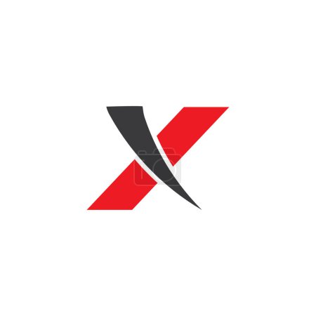 Foto de X logo vector icono ilustración - Imagen libre de derechos