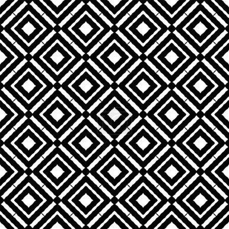 Abstraktes Schwarz Weiß Nahtloses Muster.Moderne stilvolle Textur Fette Streifen.Geometrische abstrakte Hintergrund.Abstraktes geometrisches Formmuster Design in Schwarz und Weiß.Nahtloses Muster mit gestreiften schwarzen weißen Diagonallinien.Rautenskalen.