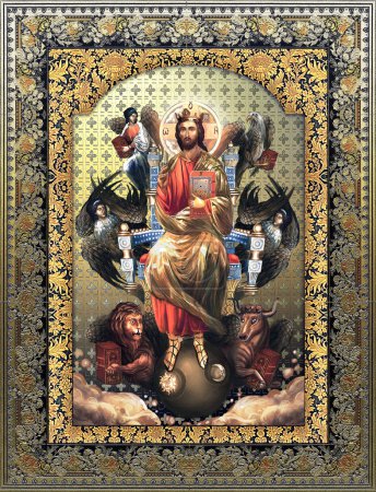 Photo for Digital Icon of Jesus Christ - Royalty Free Image