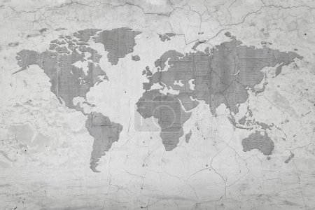 Foto de Fondo del mapa del mundo. fondo de viaje. - Imagen libre de derechos