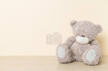 Photo for Cute teddy bear on light background - Royalty Free Image
