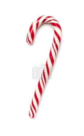 Photo for Christmas lollipop isolated on white background, top view. - Royalty Free Image