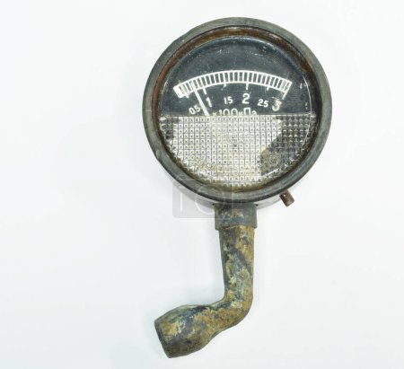 Foto de Manómetro Vintage manómetro hecho en la URSS - Imagen libre de derechos
