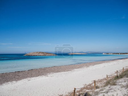 Photo for Ses Illetes, paradise beach in Formentera, Balearic Islands - Royalty Free Image