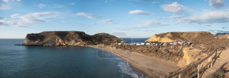 Photo for La Carolina beach in Cuatro Calas, Aguilas, Murcia - Royalty Free Image
